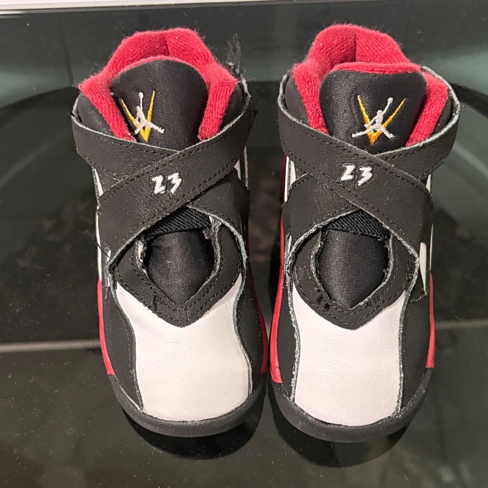 Jordan Kids Sneakers in Black, Red, and White